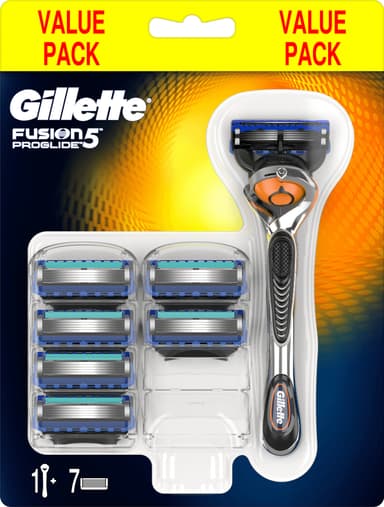 Gillette Fusion ProGlide skraber + 6 barberblade 421237