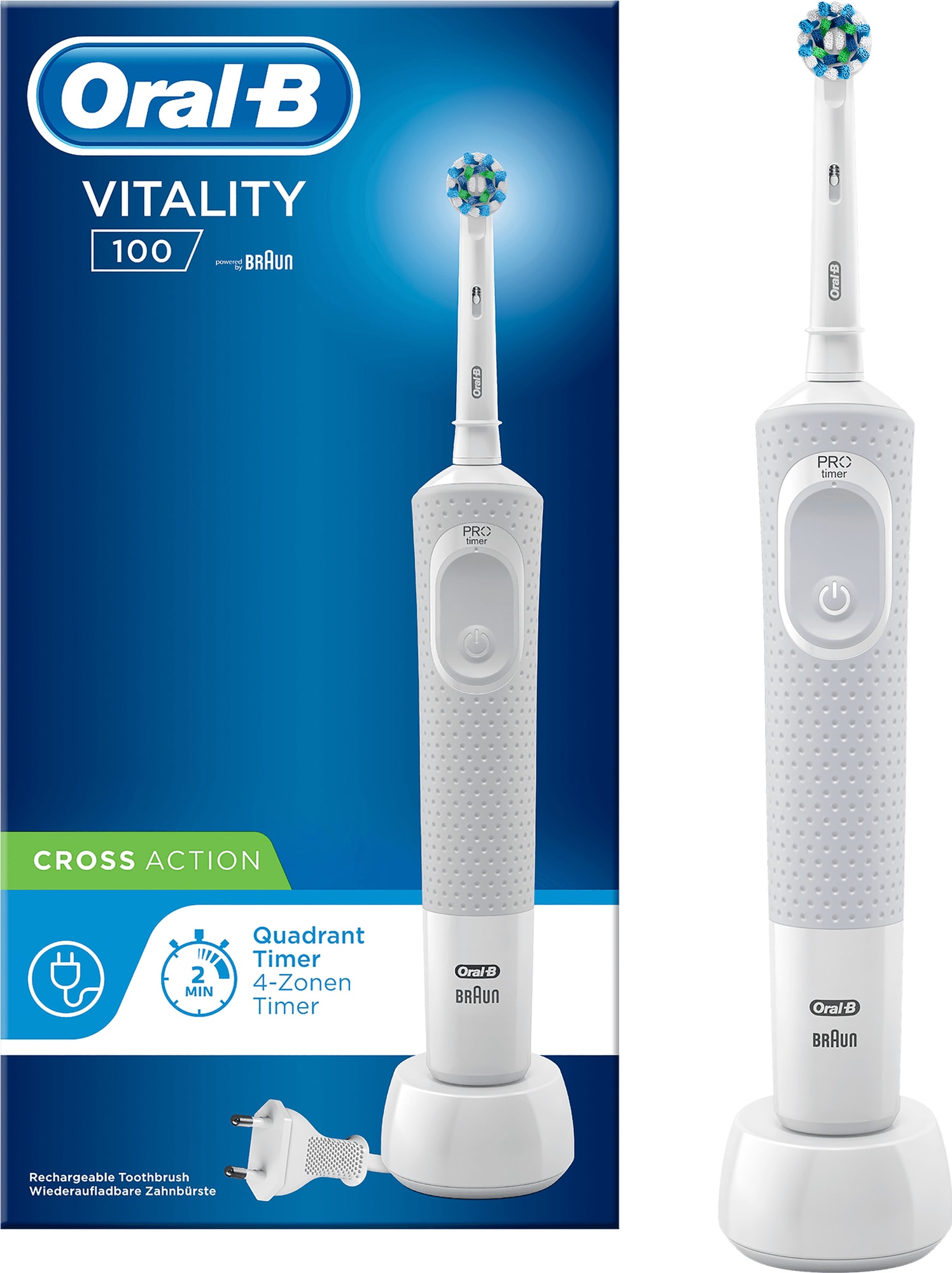 Oral-B Vitality 100 elektrisk tandbørste thumbnail