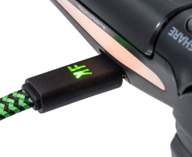 KontrolFreek USB gaming-kabel til PS4 og Xbox One (grøn/sort)