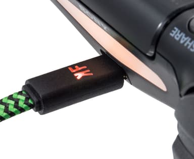 KontrolFreek USB gaming-kabel til PS4 og Xbox One (grøn/sort)