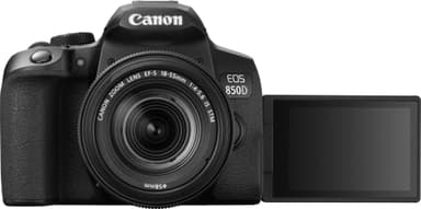 Canon EOS 850D DSLR kamera + 18-55 mm IS STM objektiv