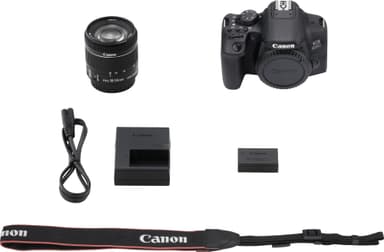 Canon EOS 850D DSLR kamera + 18-55 mm IS STM objektiv