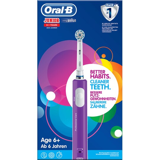 Oral-B Junior elektrisk tandbørste D16 (lilla)