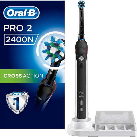 Oral-B Pro-2 2400N elektrisk tandbørste (sort)