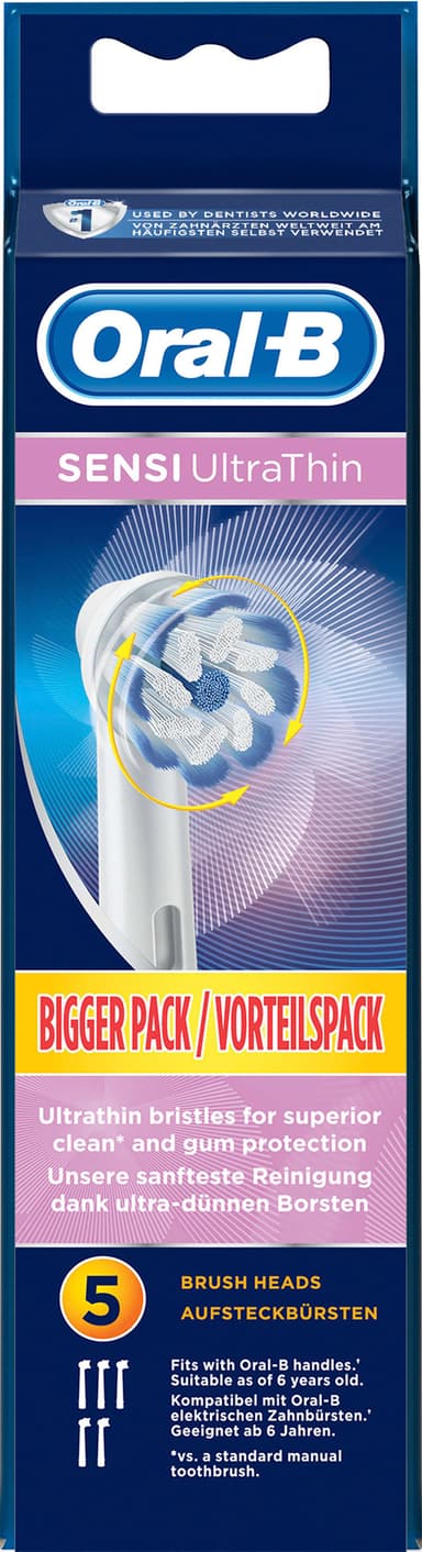 Oral-B Sensi Ultrathin tandbørstehoveder EB605CT (5-pak)