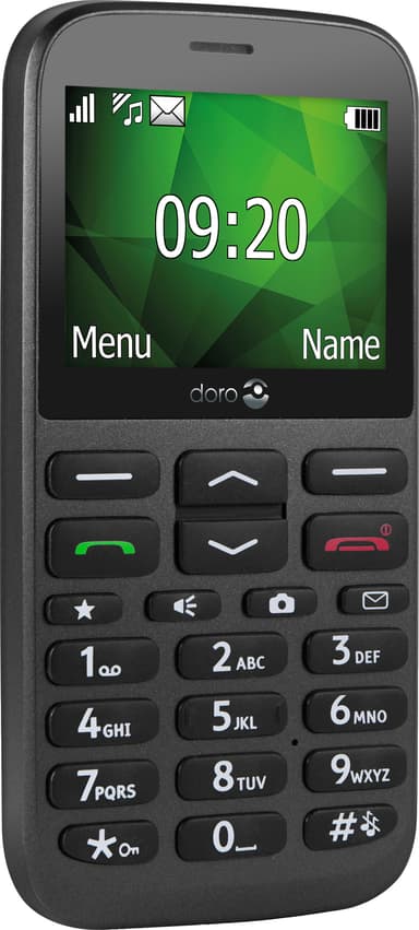 Doro 1375 mobiltelefon (graphite) - Kun 2G