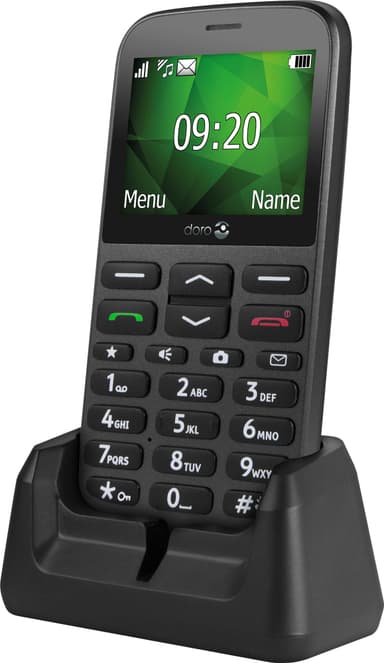 Doro 1375 mobiltelefon (graphite) - Kun 2G