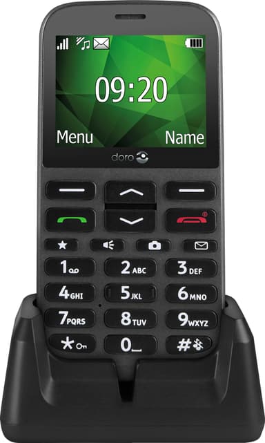 Doro 1375 mobiltelefon (graphite) - Kun 2G