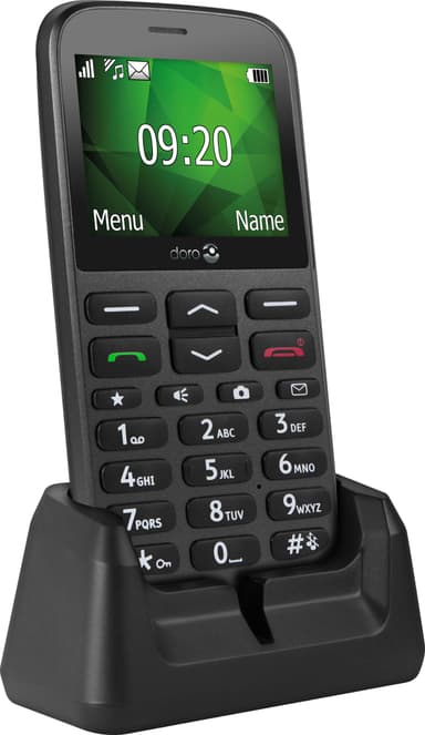 Doro 1375 mobiltelefon (graphite) - Kun 2G