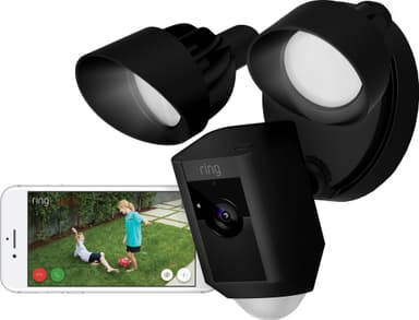 Ring Floodlight Cam overvågningskamera (sort)