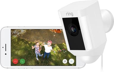 Ring Spotlight Cam Wired overvågningskamera (hvid)