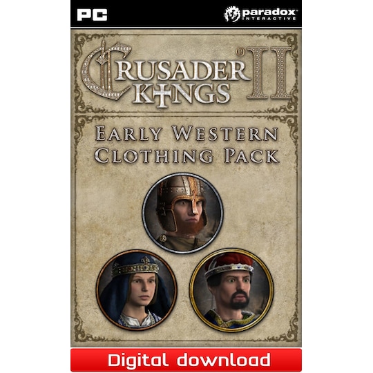Crusader Kings II: Early Western Clothing Pack (DLC) - PC Windows,Mac