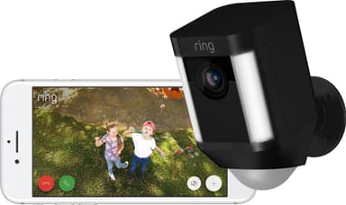 Ring Spotlight Cam Battery overvågningskamera (sort)