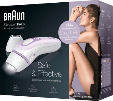 Braun Silk-expert PRO 3 lysbaseret IPL hårfjerner PL3132