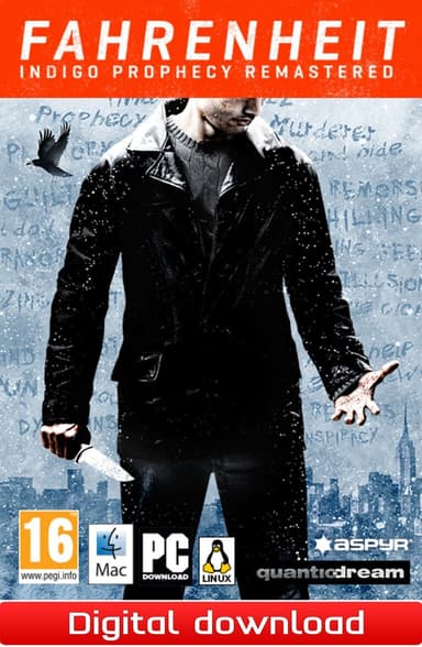 Fahrenheit Indigo Prophecy Remastered - PC Windows Mac OSX Linux