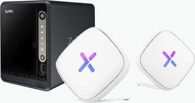 Zyxel NA326 2-bay + Zyxel Multy U WiFi mesh node 2-pak
