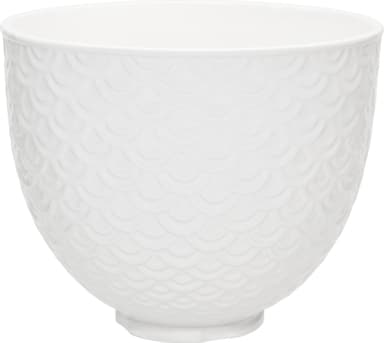 KitchenAid keramisk skål 5KSM2CB5TWM (white mermaid lace)