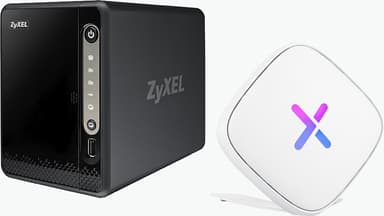 Zyxel NA326 2-bay + Zyxel Multy U WiFi mesh node