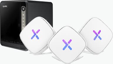 Zyxel NA326 2-bay + Zyxel Multy U WiFi mesh node 3-pak