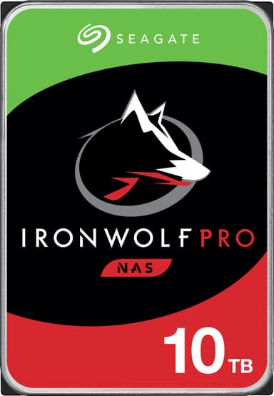 Seagate IronWolf Pro 3,5" intern HDD til NAS (10 TB)