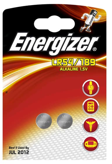 Energizer Button cell Batteri LR54 2 stk