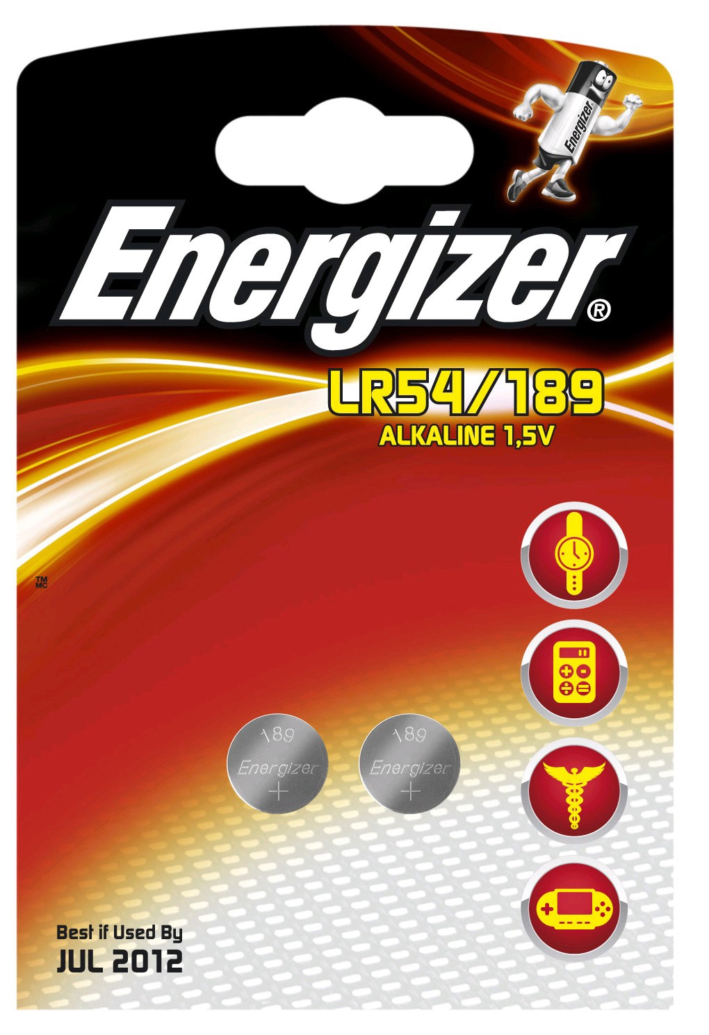 Energizer Button cell Batteri LR54 2 stk thumbnail