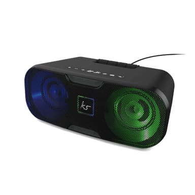 KITSOUND Højttaler SLAM XL LED Trådløs 100W Sort
