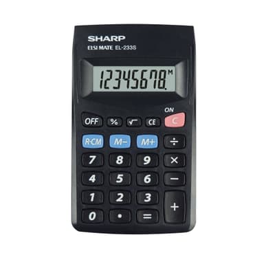 SHARP Lommeregner EL233SBBK