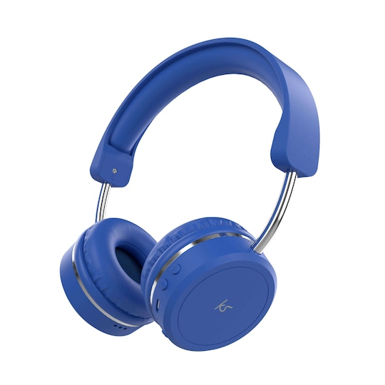 KITSOUND Hovedtelefon Metro X  On-Ear Trådløs Blå
