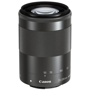 Canon EF-M 55-200 mm IS STM objektiv (sort)