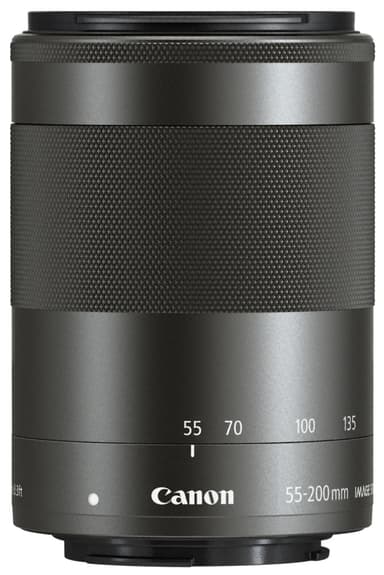 Canon EF-M 55-200 mm IS STM objektiv (sort)