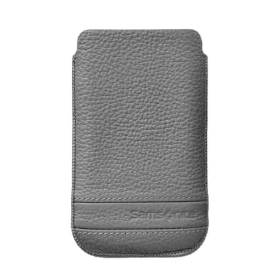 SAMSONITE Mobiltaske CLASSIC Læder M Grå f.eks iPhone 5/5s