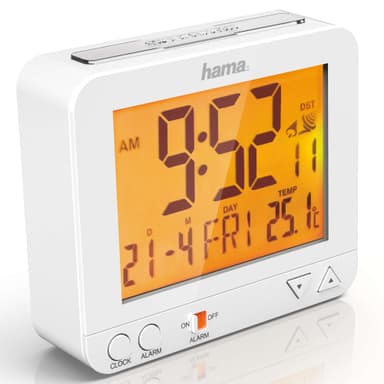 HAMA Vækkeur RC550 Radiostyret Hvid