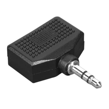 EXXTER Audio Adapter 2x3,5mm Hun-3,5mm Han 2xHun-Han