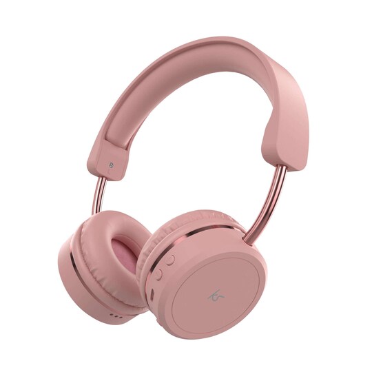 KITSOUND Hovedtelefon Metro X  On-Ear Trådløs Rosa