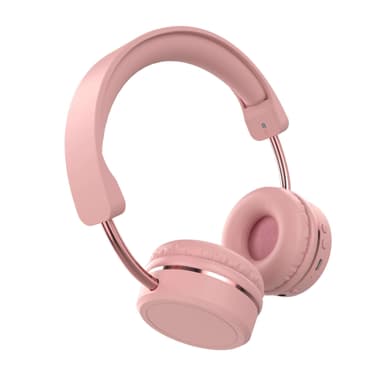 KITSOUND Hovedtelefon Metro X  On-Ear Trådløs Rosa