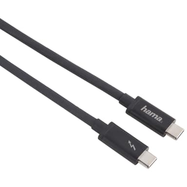 HAMA Kabel Thunderbolt 3 1,0m 20Gbps Sort
