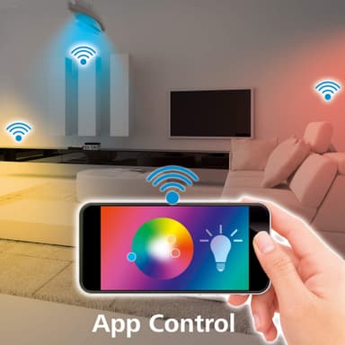 HAMA WiFi Loftlampe Firkantet 27cm