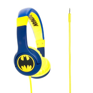 BATMAN Hovedtelefon On-Ear Junior Blå Gul