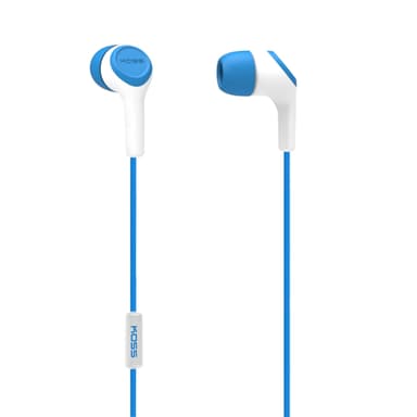 KOSS Hovedtelefon In-Ear KEB15iB Blå Mic
