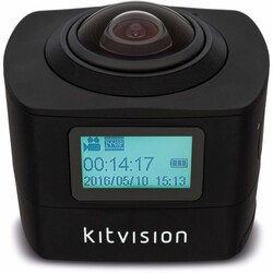KITVISION Action Kamera Immerse 360 Panorama FHD 1440P WiFi