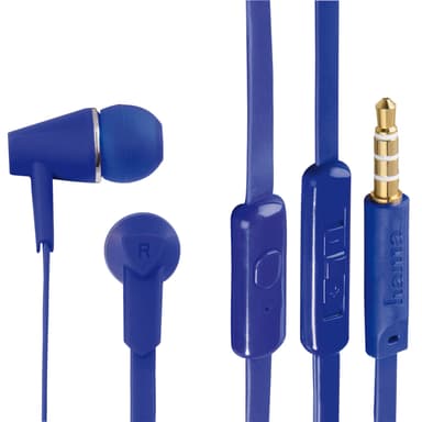 HAMA Hovedtelefon In-Ear Joy Blå Mic