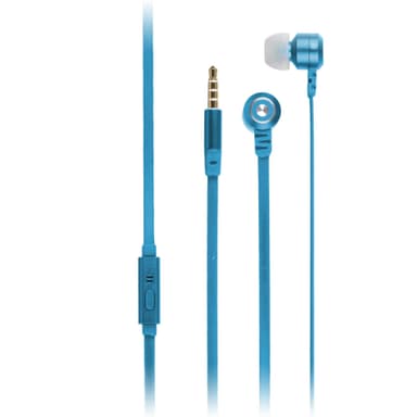 KITSOUND FRESH Hovedtelefon In-Ear Ribbon Blå Mic