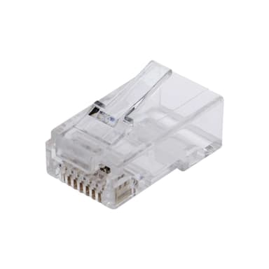 NORTH RJ45 Stik til Cat6 kabel 10pak 8p8c Til montering med Værktøj