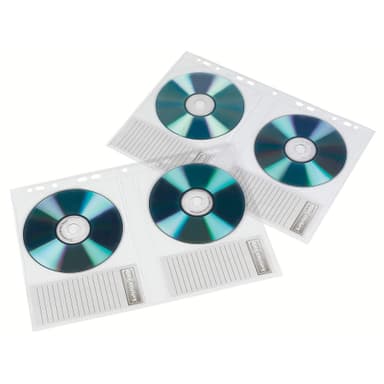 HAMA CD/DVD Lommer PP A4 10-pak