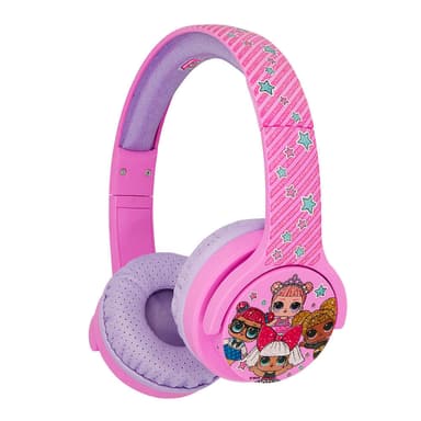 LOL Hovedtelefon Junior Bluetooth On-Ear 85dB Trådløs Rosa Club
