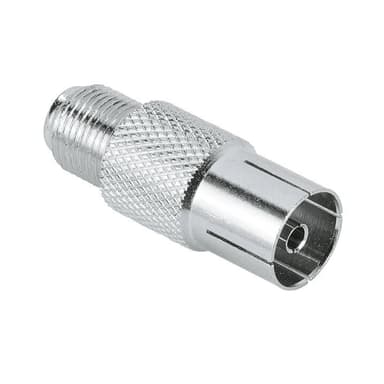 HAMA Antenneadapter F-stik Hun-Coax Hun ST