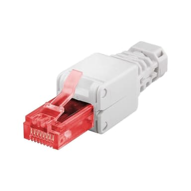 NORTH RJ45 Stik til Cat6 kabel 2pak 8p8c Til montering uden Værktøj
