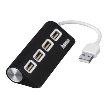 HAMA USB Hub 1:4 Sort