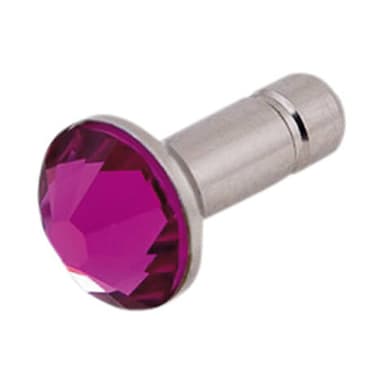 WHITE-DIAMONDS 3,5mm PIN Rosa inkl iPhone4 glitterskærmfolie